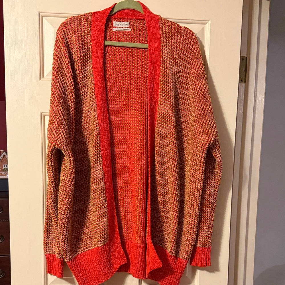 Red and Gold Cardigan